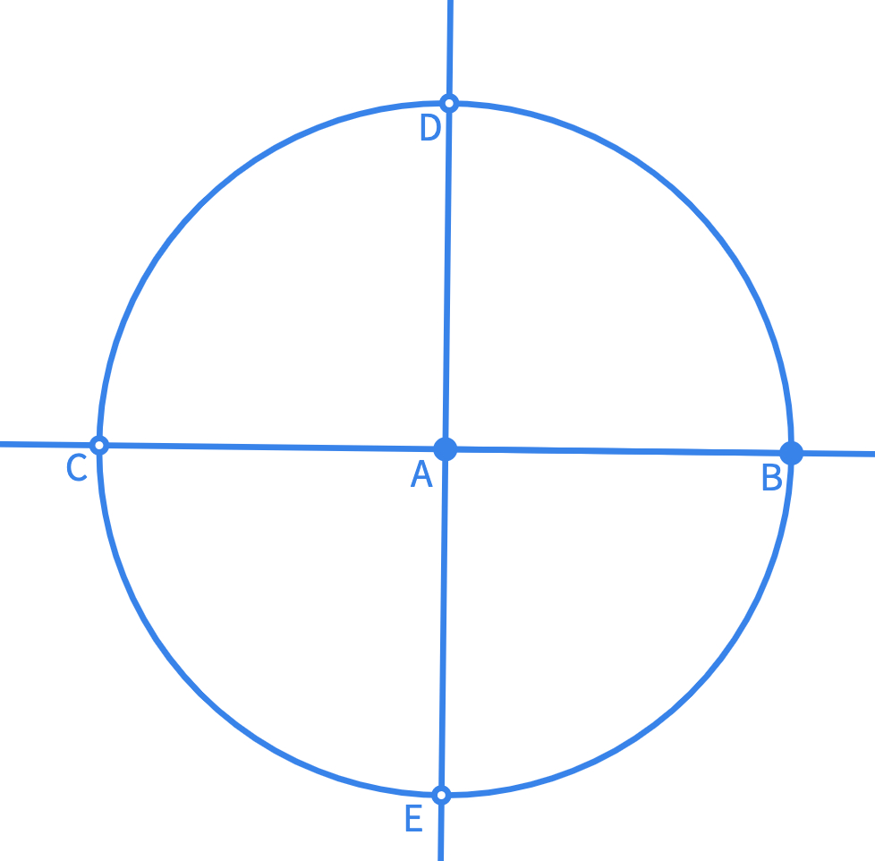 how to draw Octagon with compass and ruler 
